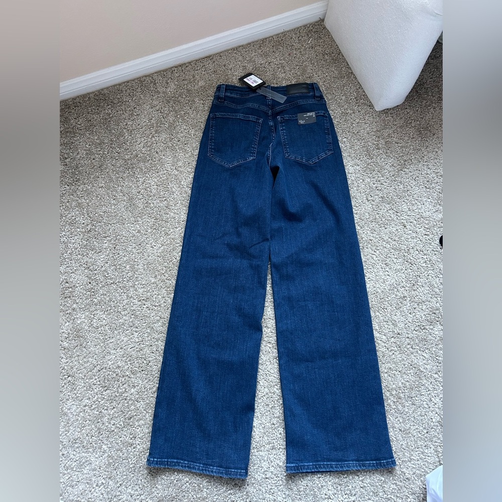Rails Getty High Rise Wide Leg Dark Wash Jeans - Picture 4 of 4